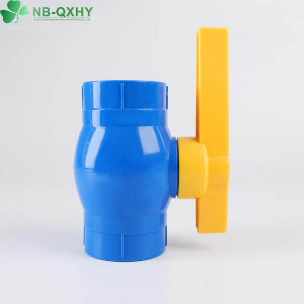 Flexible Ball Valve for Water Supply Chinese Direct Supply Blue PVC Ball Valves Package