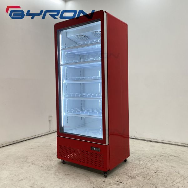 Upright 3 Door Beverage Fridge Beverage Cooler Refrigerator