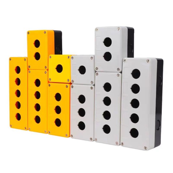 Emergency Stop ABS PC Waterproof Modern Design Villa Use Elevator Parts Button Switch Box Hole Control Box