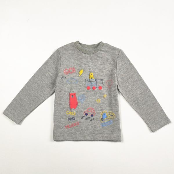 Infant Unisex Long Sleeve Autumn Tops Baby T-shirts in Casual Style with Customizable Logo