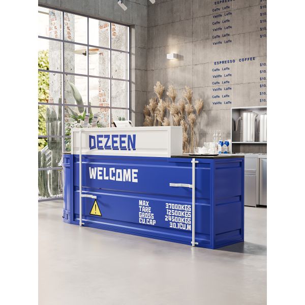 Customized Industrial Style Reception Desk Outdoor Bar Reception Desk Functional
