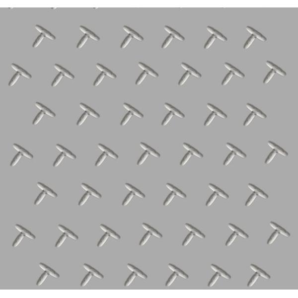 3T - 304 2B finish Stainless Steel checker Plate with Mill Edge Or Slit Edge