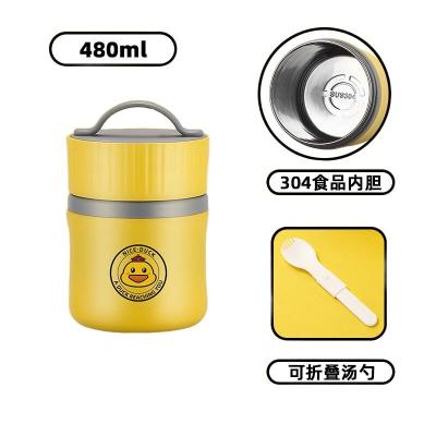 Stainless 316L SS Food Container Airtight Leakproof Insulation Bucket With Size Is 10*15.5*10 cm And Weight Is 215 Gram