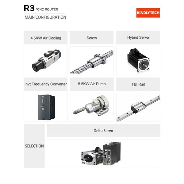 машина маршрутизатора CNC ATC 4000rpm