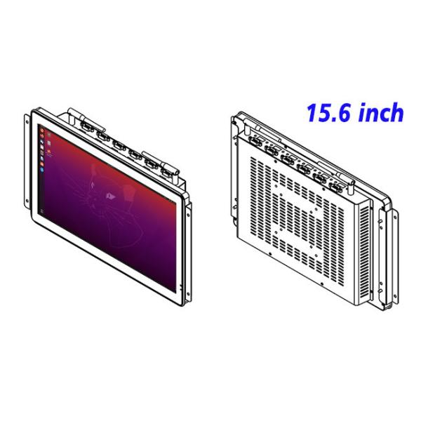15.6-Inch Linux Vision System for Digital Signage, Security Surveillance, Industrial Interfaces, and Public Service Stations