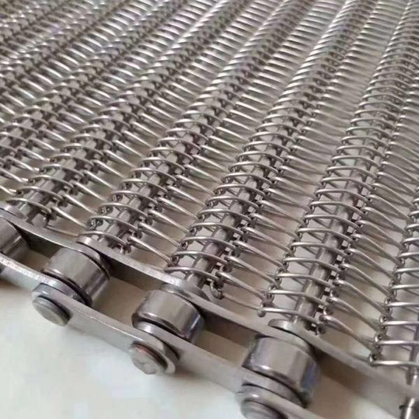 Food Grade Heat Resistent 304 316 316L Stainless Steel Conveyor Belt