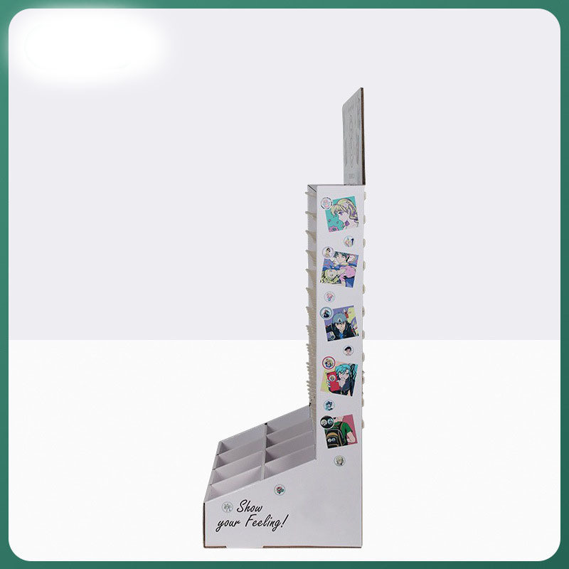 Custom Logo Biodegradable Cardboard Paper Shelving for Point of Purchase Displays