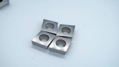 Inserções do carboneto de tungstênio do rombo para o gerencio do CNC do diamante de PCD