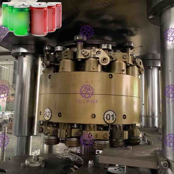Automatic 2 in 1 Can Filling Line Carbonated Drink Can Filler And Sealer Machine