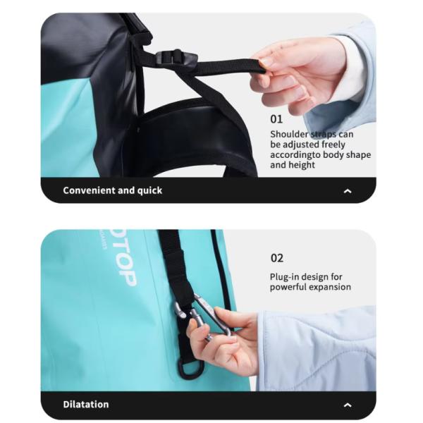 PVC наружной спортивный рюкзак 30L водонепроницаемый парикмахерский багаж Heavy duty multifunctional camping hiking