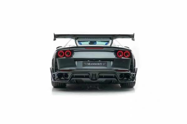 Pour la Ferrari 812 Kit de carrosserie en fibre de carbone 812 Style MSY mis à niveau en fibre de carbone avant et arrière pare-chocs spoiler aile
