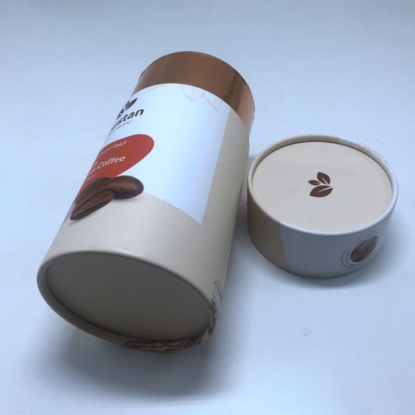 Umidade de empacotamento do tubo de papel de Bean Can Food Grade Round do café - prova