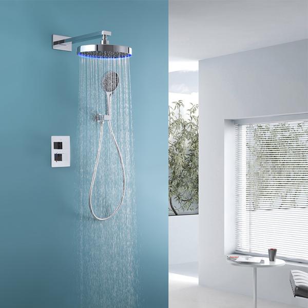 Anti Scald All Copper Embedded Faucet Shower Head Set ‎‎Brass Stainless Steel