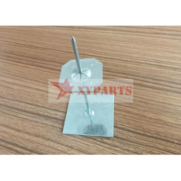 Pin изоляции шерстей утеса 50x50mm основанный Galvainzed с пружинной шайбой собственной личности