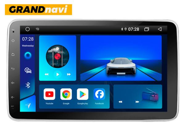 Graus Rotatable estereofônico do único carro retrátil do estéreo 10in do carro de Android do ruído 360