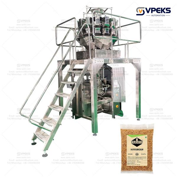 Nuts Rice Pistachio Multi Head Weigher Machine For Speedy And Precise Weighing Packing