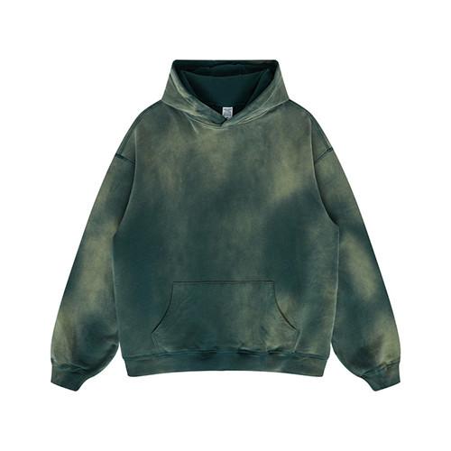 Oem Man Fleece Heavy Material Positivity Vintage Oversized Pullover Hoodie
