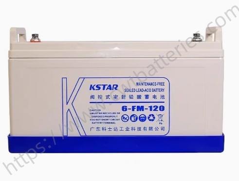 KSTAR 6-FM-120 Lead-Acid Battery 12V 120Ah VRLA Battery Long Life Rechargeable For UPS Power System