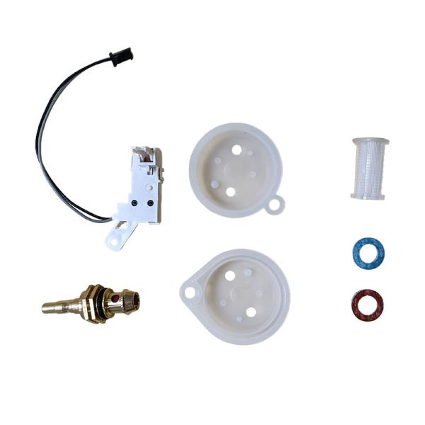 Juego completo de accesorios para calentador de agua de gases de combustión con termostato de diafragma, microsensor y válvula