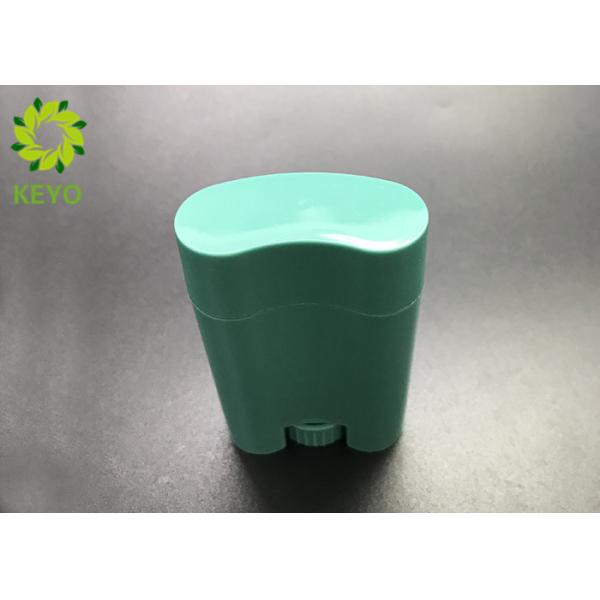 20ML Green Empty Deodorant Tubes , Plastic Cosmetic Tubes In Special Shape
