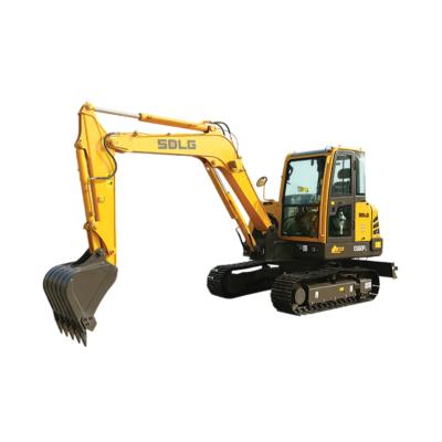 SDLG Lingong E660FL Small Excavator 6t Digger With 0.22m³ Bucket