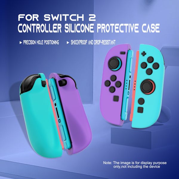New Color Edition Shockproof & Anti-Slip Silicone Protective Case for Nintendo Switch 2 Joy-Con Left Right Controller