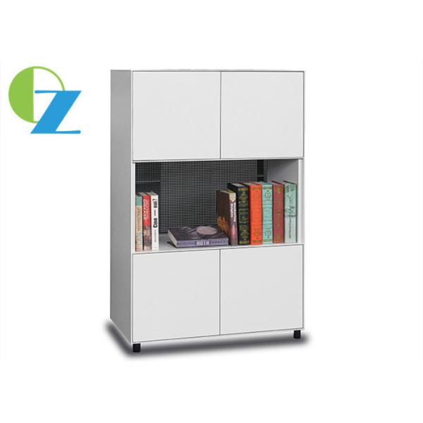 Ярус тонкого шкафа края стального модульного множественный с полкой двери качания открытой