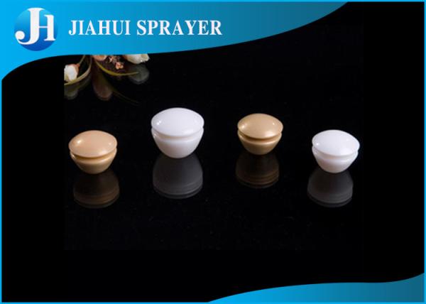 Mushroom Shape Amber Cosmetic Bottles PS PET Material Small Size 31*21*21mm