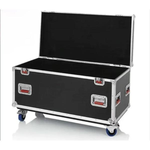 Caso de vuelo de aluminio ligero impermeable para exposiciones al aire libre