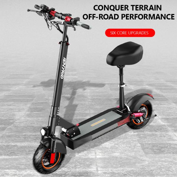 48V 500W Single Stage Motor iENYRID M4 Scooter Fast Foldable Big Wheel Adult E Scooter