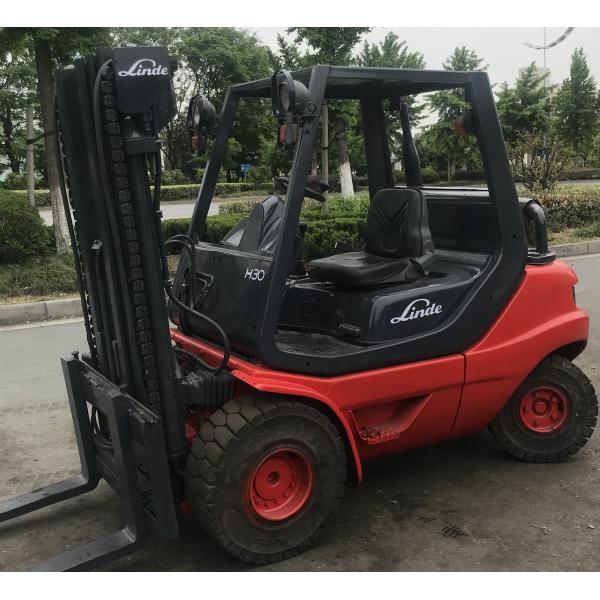 Used Linde 30 3Tons Diesel Forklift Original Germany Linde Lifting Machine Linde Brand Imported