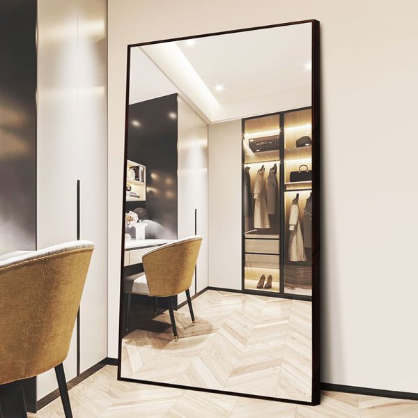Vintage Ornate PS Frame Full Length Mirror , Antique Style Floor Mirror Without Light