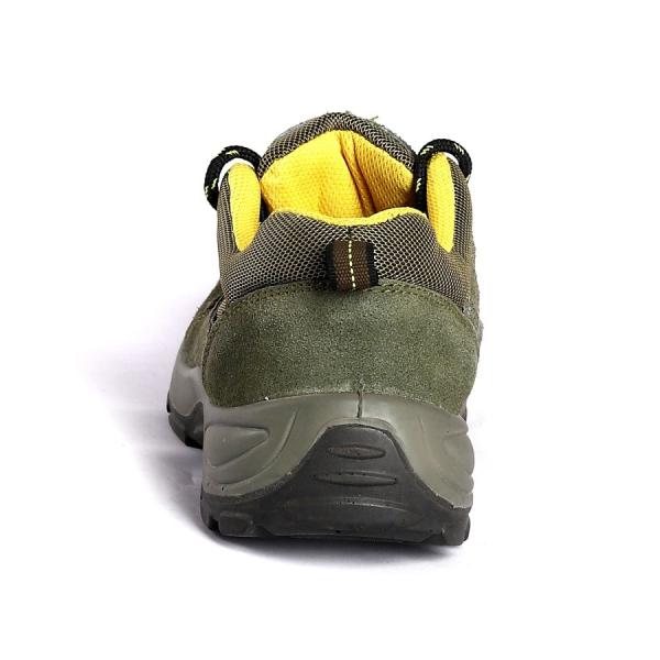Unisex PU Injection Safety Shoe Steel Toe Cap Slip Abrasion Resistance Comfortable EVA Insole