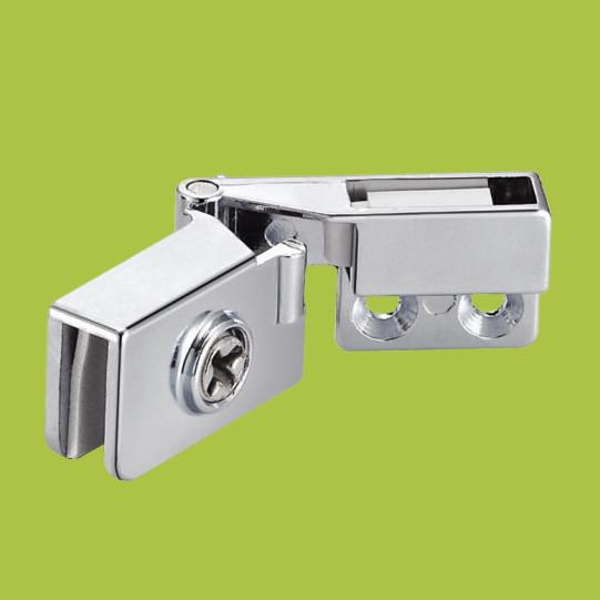 Zinc alloy hinge for glass door ,furniture hardware hinges with Chrome Gold finish