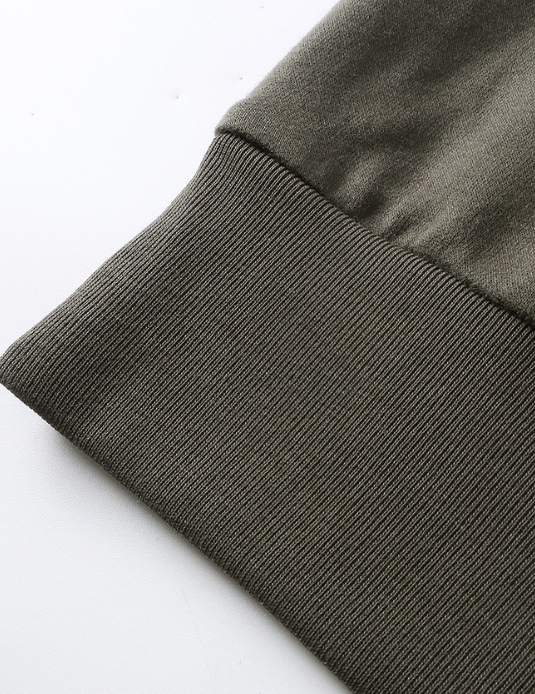 305GSM Turtleneck Long Sleeve Shirt Oversized Drop Shoulder Brushed Long Sleeve Tee Double-Sided Fabric