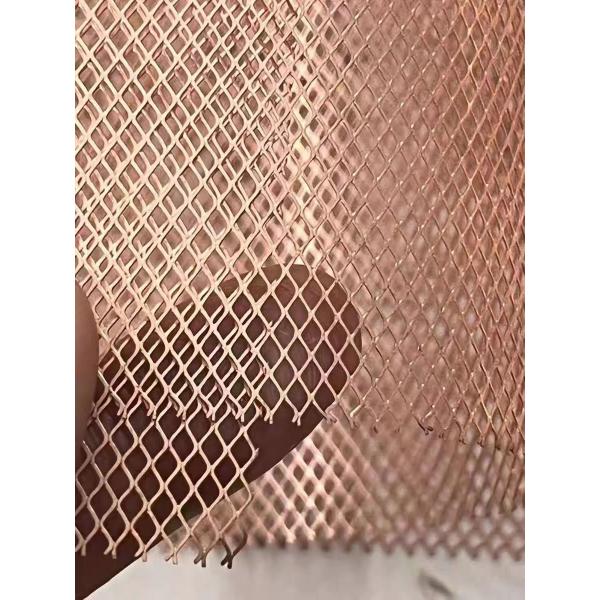 0.3x0.4mm Открытие расширенные металлические сетки панели Красный медный провод для батарей