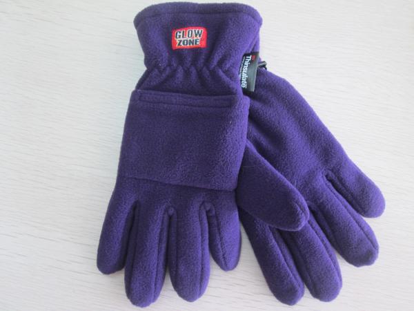 Full Five Fingers Fleece Gloves--Thinsulate Lining--Give out Heat Gloves--Winter Gloves--Outside Gloves
