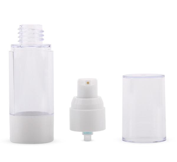 15ml 30ml 50ml Plastic Airless Bottle For Cosmetic Packaging