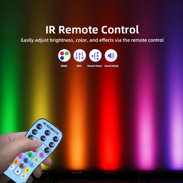 Projecteur mural intérieur Hotel Pixel 24*2W DMX IP20 RVBB 4 en 1 pour scène
