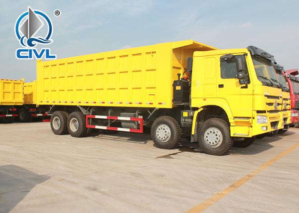 8x4 50T Heavy Duty Dump Truck  RHD International Dump Truck SINOTRUK HOWO tipper truck euro II 420hp