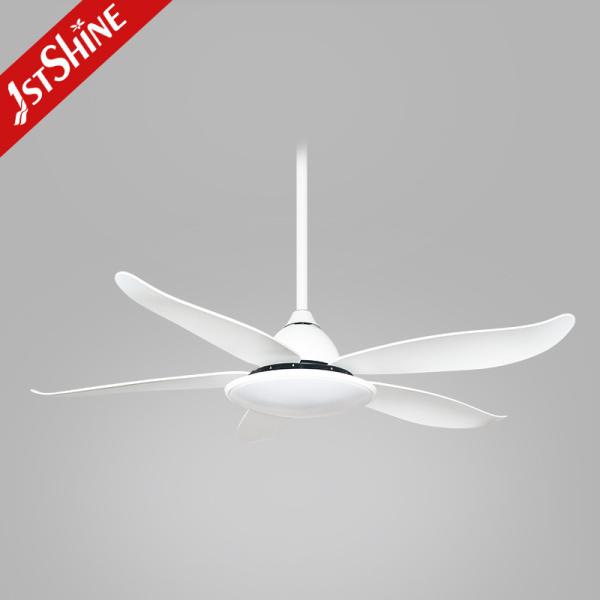 1stshine Ventilador de teto 10 para motor fácil limpo lâmina de plástico preto controle remoto e luz