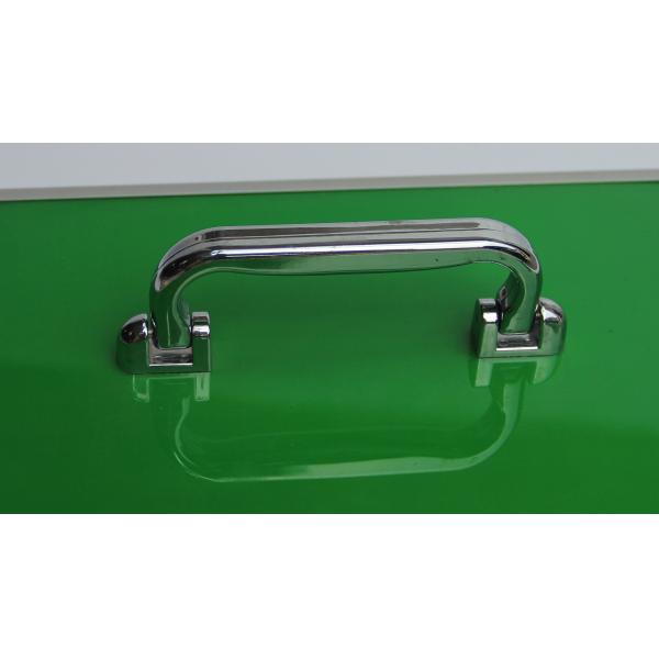 Медицина акрилового зеленого цвета случая доктора скорой помощи алюминиевая носит случай с рассекателями внутрь