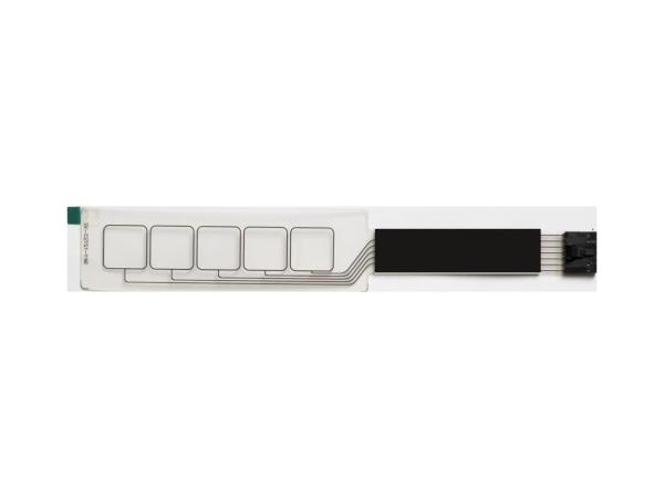60-350g アクチュエーションフォース メンブレンスイッチキーボード、5キーパッド付き