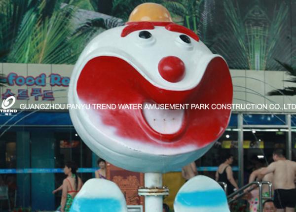 Equipamento colorido personalizado do parque do Aqua do pulverizador da carpa para o divertimento das crianças/crianças na piscina