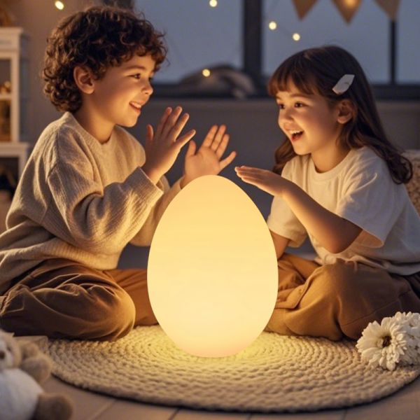Modern Children's Bedroom Reading Room Night Light Desk Lamps Eco-Friendly AC/DC Power Remote Control Dimmable Bedside Home