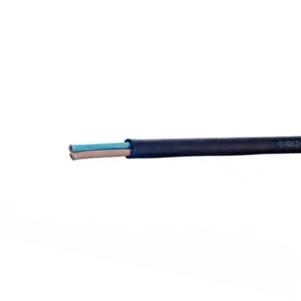 2 Core Conductor Copper Fire-Resistant Power Cable for Outdoor Camp H07RN-F 2x0.75/1/1.5/2.5mm2 Fire-Resistant Outdoor