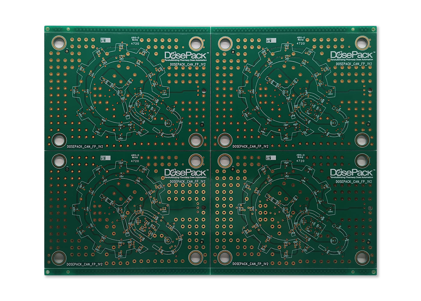 Двойник обслуживаний собрания Pcb PCB 12mil слоя Enig Fr4 Multi полностью готовый встал на сторону