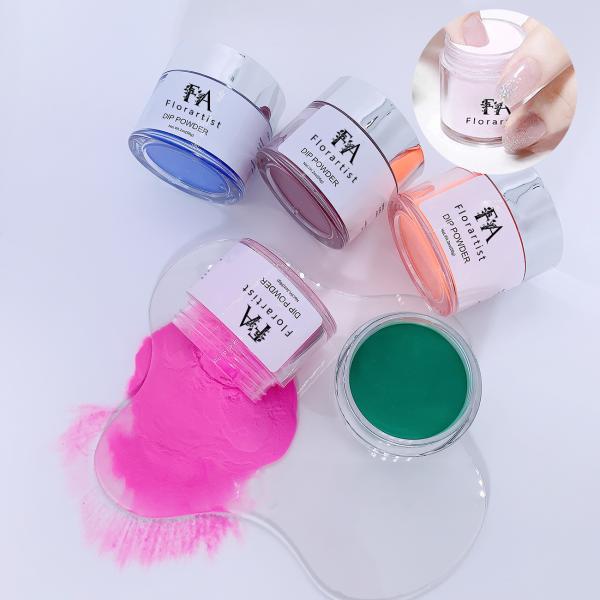 1oz 28g Wholesale Acrylic Dipping Glue Colorful 2000 Colors Private Label Dip Powder for Nail Supply