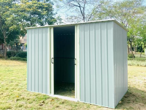 Affordability And Durability Outdoor Storage Iron Shed Tool Shed For Garden Utility Steel Made