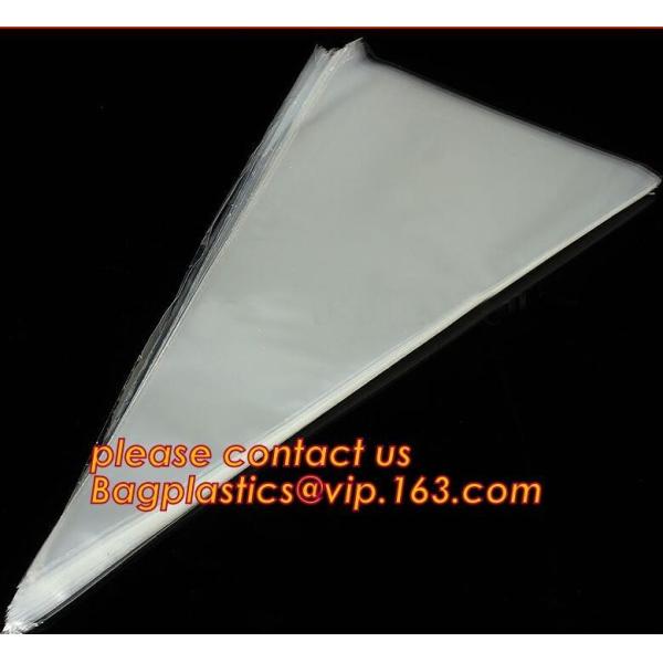cone shape custom print clear plastic christmas candy bag,cone shaped clear candy treat opp bag,Various Styles Christmas